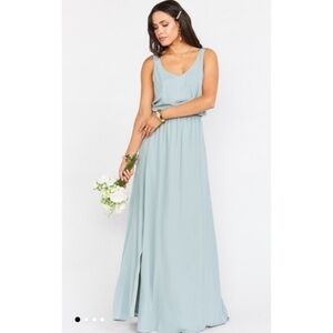 Show Me Your Mumu • Kendall Maxi Dress Sage Crisp